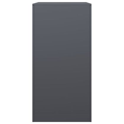 Стойка за дърва за огрев, антрацит, 60x40x80 см, стомана