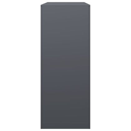 Стойка за дърва за огрев, антрацит, 100x40x100 см, стомана