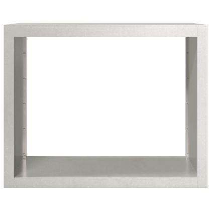 Стойка за дърва за огрев, 100x40x80 см, неръждаема стомана