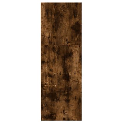 Шкаф органайзер, опушен дъб, 40x41x118 см, инженерно дърво