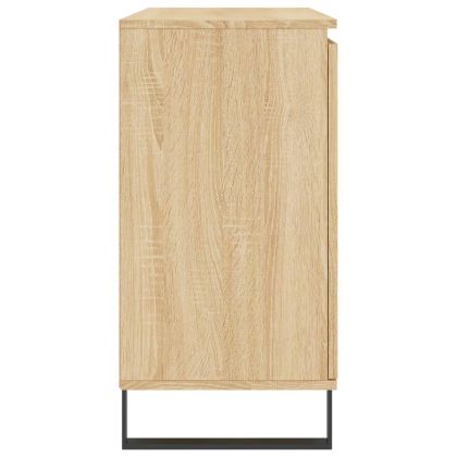 Сайдборд, дъб сонома, 101,5x35x70 см, инженерно дърво