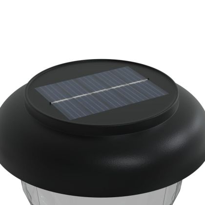 Соларни лампи за пътека със земни шипове 4 бр топло бяло и RGB