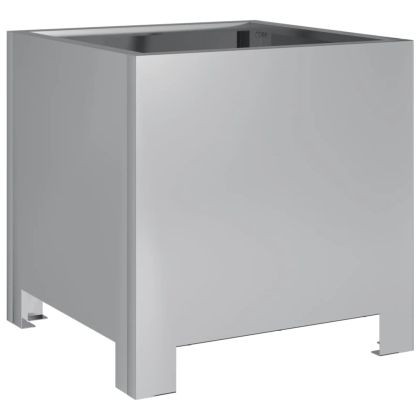 Градинска кашпа, 30x30x30 см, поцинкована стомана