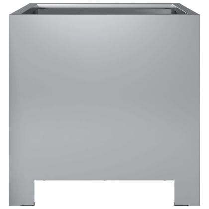 Градинска кашпа, 30x30x30 см, поцинкована стомана