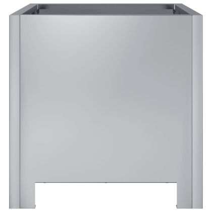 Градинска кашпа, 30x30x30 см, поцинкована стомана