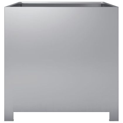 Градинска кашпа, 50x50x50 см, поцинкована стомана