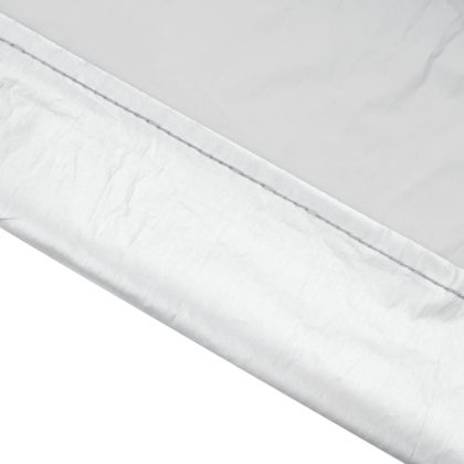 Половин покривало за кола, с кукички, сребристо, M