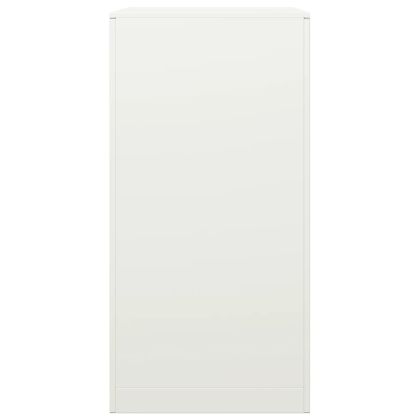 Стойка за дърва за огрев, бяла, 60x40x80 см, стомана