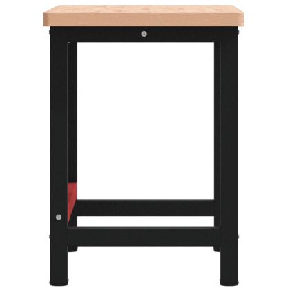 Работна маса, 100x60x83 см, масивна дървесина бук, правоъгълна