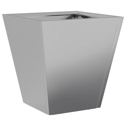 Градински кашпи, 2 бр, 30x30x30 см, поцинкована стомана