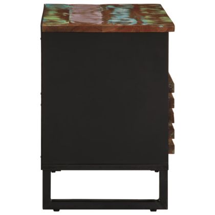 ТВ шкаф, 80x34x46 см, акациево дърво масив