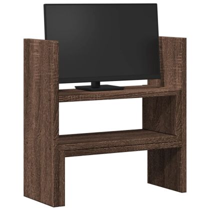 Органайзер за бюро, кафяв дъб, 40x17x41 см, инженерно дърво