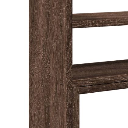 Органайзер за бюро, кафяв дъб, 40x17x41 см, инженерно дърво