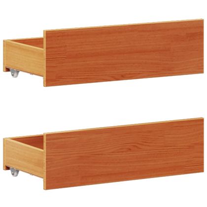 Рамка за легло без матрак, с табла, 200x200 см, бор масив