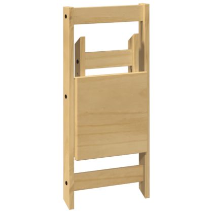 Трапезни столове "Corona" сгъваеми 4 бр масивна дървесина бор