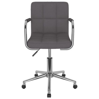 Въртящ се трапезен стол, таупе, текстил