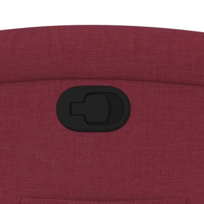 Стол реклайнер, виненочервен, текстил