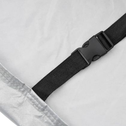 Покривало за кола, за седан, с каишки, цяло, сребрист, XL, PEVA