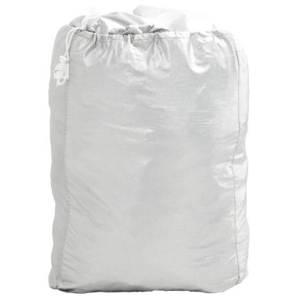 Покривало за кола, за SUV, с каишки, цяло, сребрист, M, PEVA