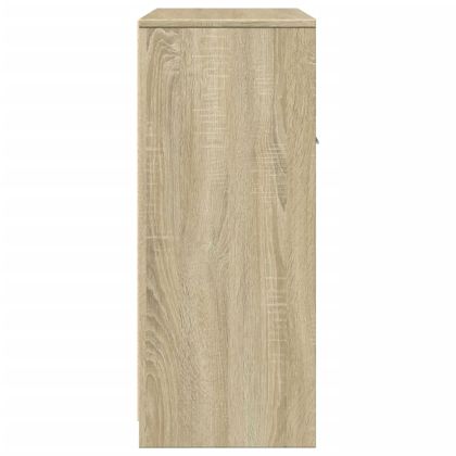 Шкаф за баня, дъб сонома, 60x33x80 см, инженерно дърво