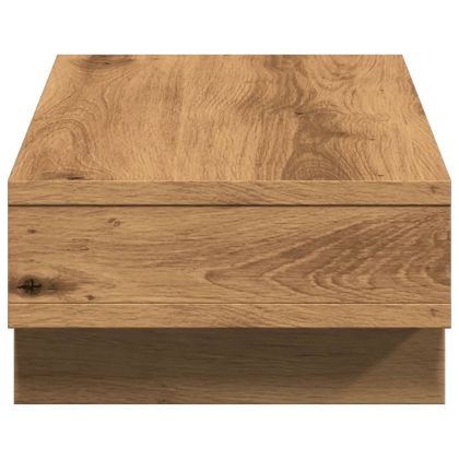 Поставка за монитор, дъб артизан, 50x27x15 см, инженерно дърво