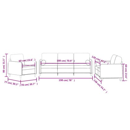 Комплект дивани 3 части с възглавници, тъмнозелен, кадифе
