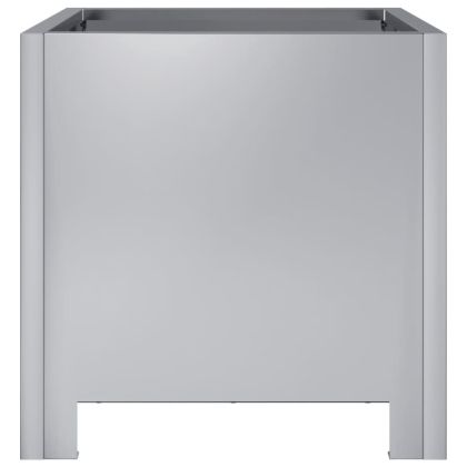 Градински кашпи, 2 бр, 30x30x30 см, поцинкована стомана