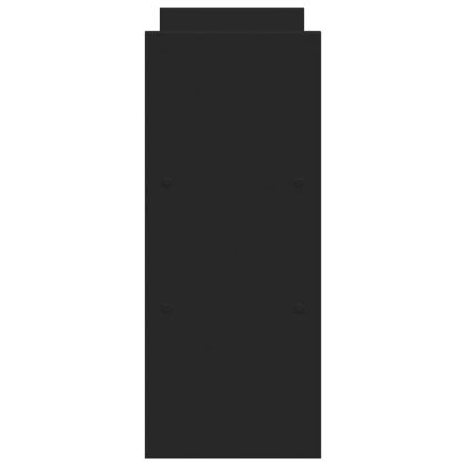 Органайзер за бюро регулируем черен 40x17x41 см инженерно дърво