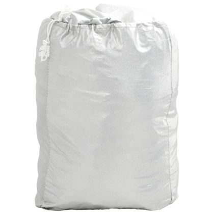 Покривало за кола, за седан, с каишки, цяло, сребрист, M, PEVA