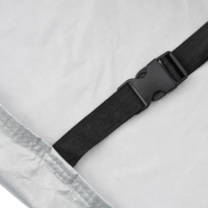 Половин покривало за кола, с кукички, сребристо, M, PEVA