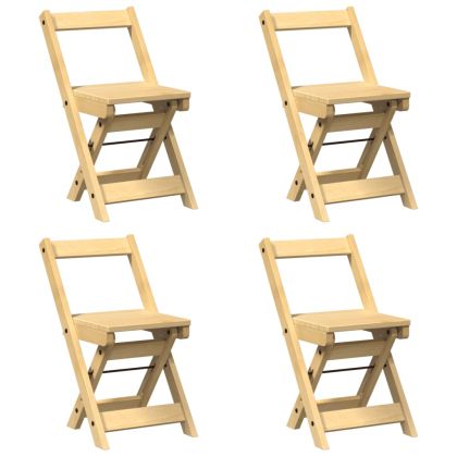 Трапезен комплект пеперуда Corona 5 части сгъваем борово дърво