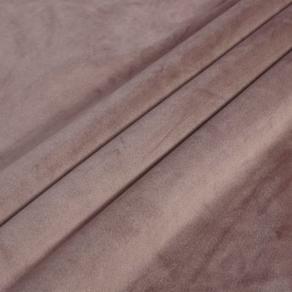 Затъмняваща завеса с метални халки, кадифе, розова, 290x245 см