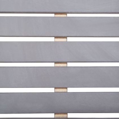 Градински трапезен комплект, 5 части, сив, акация масив