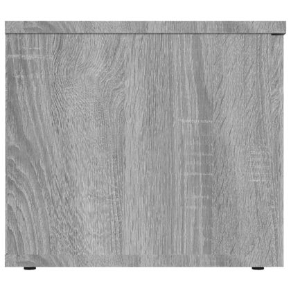 ТВ шкаф, сив сонома, 80x34x30 см, инженерно дърво