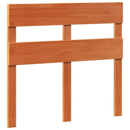 Рамка за легло без матрак, восъчнокафяво, 90x200 см, бор масив