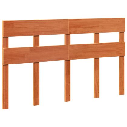 Рамка за легло без матрак, восъчнокафяв, 120x190 см, бор масив