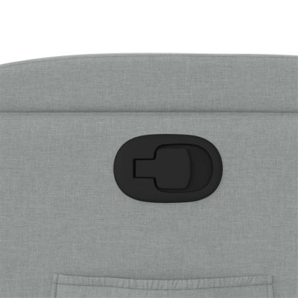 Реклайнер стол, светлосив, текстил