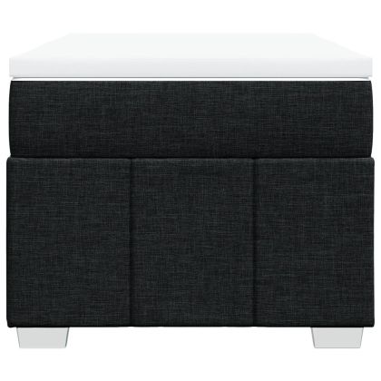 Боксспринг легло с матрак, черна, 90x190 см, плат