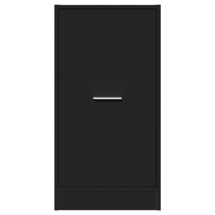 Шкаф органайзер, черен, 40x41x77,5 см, инженерно дърво