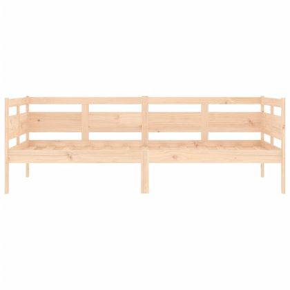 Дневно легло, борово дърво масив, 90x190 см