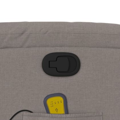 Масажен наклоняем стол, таупе, текстил