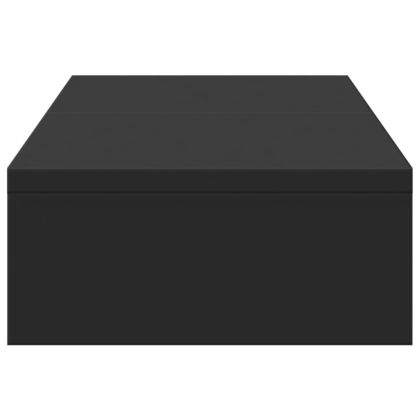 Регулируема поставка за монитор, черна, 60x24x10,5 см