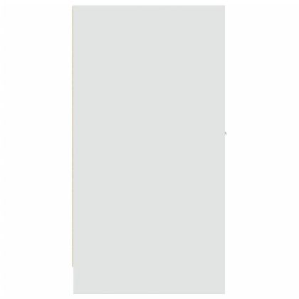 Аптекарски шкаф, бял, 30x41x77,5 см, инженерно дърво