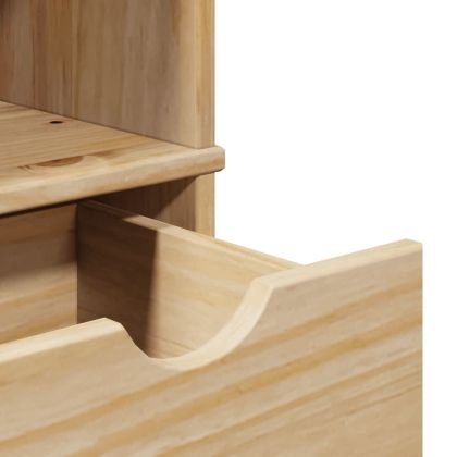 Шкаф за баня OTTA, 35x30x159 см, борово дърво масив