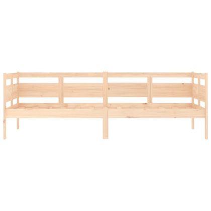 Дневно легло, борово дърво масив, 80x200 см