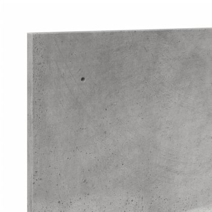 Стенен шкаф, 100x16,5x30 см, бетонно сив, инженерно дърво