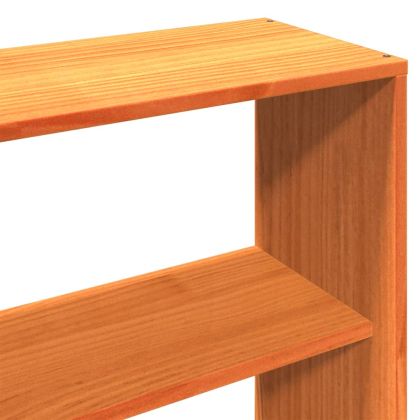 Рамка за легло без матрак, восъчнокафяв, 180x200 см, бор масив