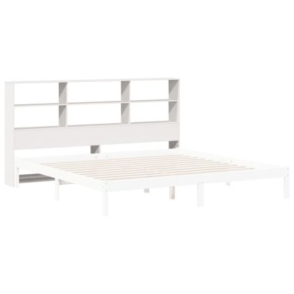 Горна табла с място за съхранение, 180 см, масивно дърво бор