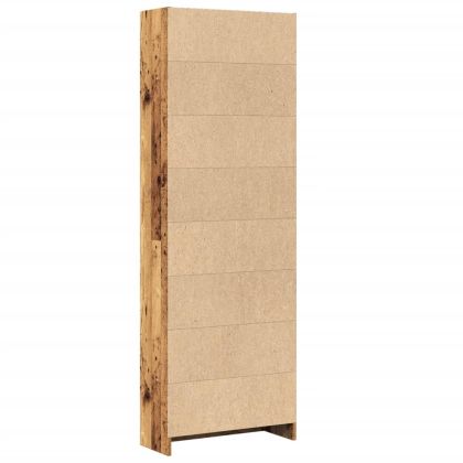 Библиотека, старо дърво, 60x24x176 см, инженерно дърво