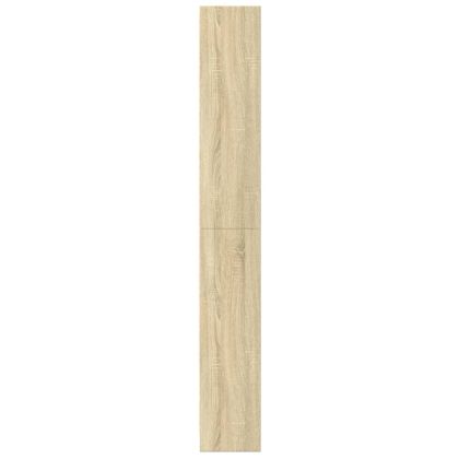 Библиотека, сонома дъб, 60x24x176 см, инженерно дърво